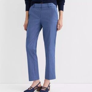 LOFT women's Riviera slim chambray denim pants size 4